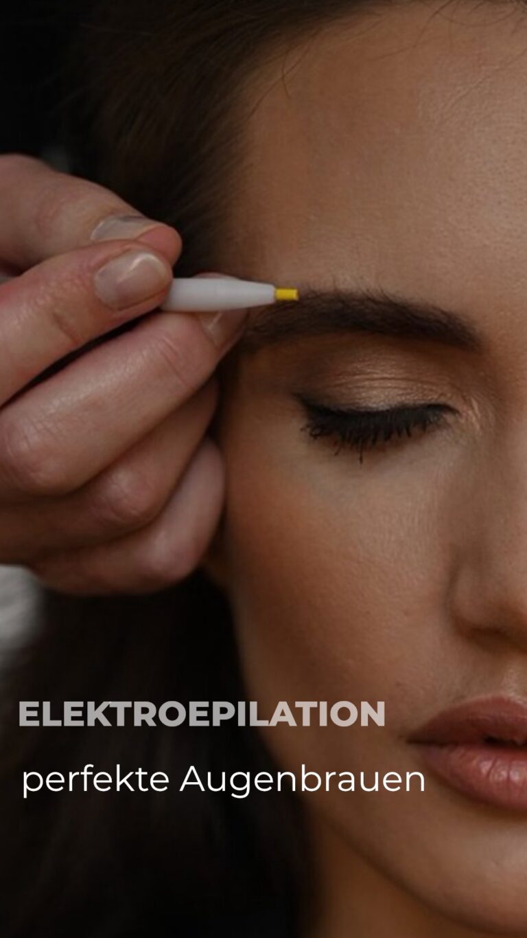 Dauerhafte Haarentfernung Mönchengladbach 5 Elektroepilation Augenbrauen im Studio Electroepil Angels Mönchengladbach