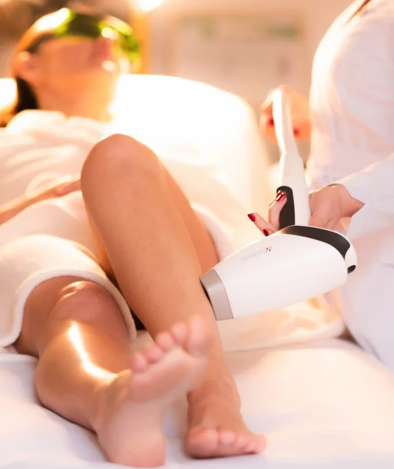 Professionelle Laser-Haarentfernung an den Beinen